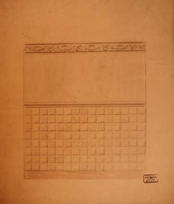 Parte a piastrelle per bagno